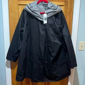 Eileen Fisher 3X rain jacket NWT